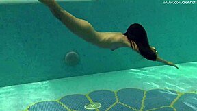 irina russaka's hot underwater teen swim