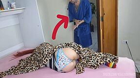 Stepdad Mistakes Stepdaughter for Wife in Wild Taboo Ass Cum Session