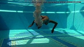 irina russaka's hot underwater teen swim
