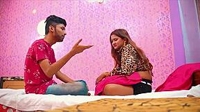 Rough HOT SEX with Indian bhabhi and young STEP BROTHER