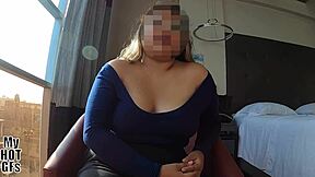 Chubby girl removes condom saying it's better without it.