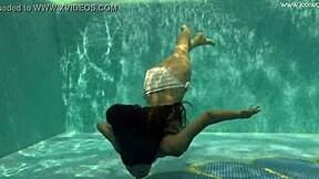 irina russaka's hot underwater teen swim