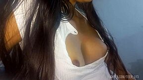 skinny 18yo begs for anal and tit play