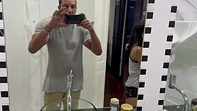 couldn’t resist and banged my latina stepsister in pajamas