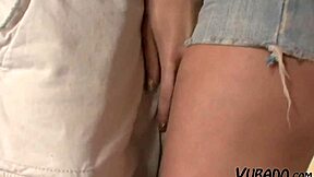 Blonde Step Sister Slams Hard with Step Dad Action