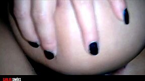 The young hot amateur sucks the big thick dick, showing off her big ass