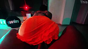 My Colombian neighbor came over to watch a movie at home with me.