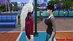 Hinata And Friends Play Game With Madara, Clothes Come Off, Unexpected Cum Explosion!