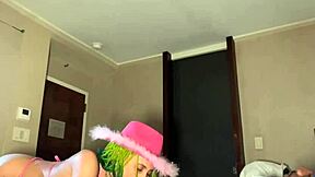 Can Petite Ebony Slut Handle Throat And Pussy Stretching From Bbc?