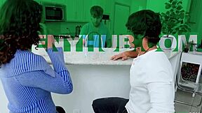 Johnny risks blowjob with Nicole's thrilling sex