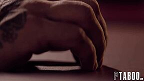 Jill Kassidy plays a college secretary in this scene