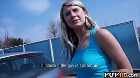 This Hot Teen Named Tracy Anderson Gets Fucked In Public Outdoors