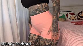 big tits milf gym tights try on haul melody radford xxx