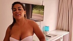 Virgin believer Luna Oliveira gives ass to porn actor Vagninho. Never been touched by fiancé!