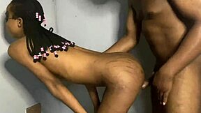 Bored Ebony Roommate Craves Cock Before Bed