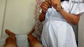 Wow, this sexy nurse in Mexico hospital sucked me off!