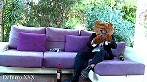 Hot Petite 18+ Latina Babe With Perfect Body Fucking With Pervert Teddy Bear