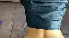 Wanna see quick POV sex with hot teen 18+ in leather?