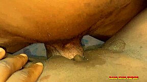 what happens alone with my ebony big-tits girlfriend