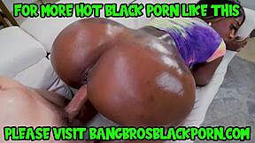 Johnny can’t resist staring at his hot black stepsis’s perfect butt all day. It’s driving him crazy!