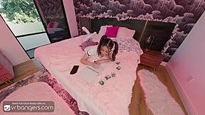 VR Bangers teen Xxlayna Marie bangs pool guy for revenge in HD