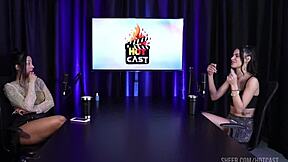 debora andrade's hot cast compilations part 3 in sheer red lingerie