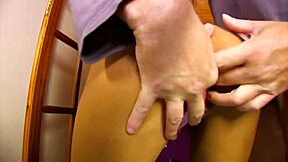 Skinny cutie slut gets rough anal fingering. Hard fucking leaves her moaning loud.