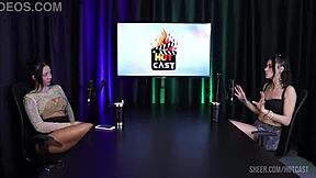 debora andrade's hot cast compilations part 3 in sheer red lingerie