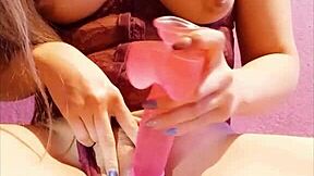 Beautiful Streamer Leaks Pack with Dildo, Corset, Wet Pussy, Tits