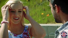 Bailey, the hottie, rewards him with intense hardcore sex.