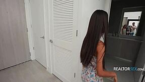 She rips clothes and fucks for rent