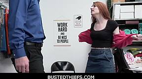 Bustedthiefs - Repeat Shoplifter Busted Stealing Again - Aria Carson