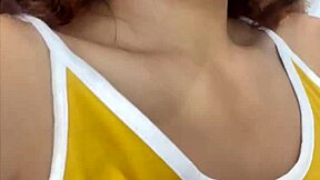 Petite babe craves huge cock inside her tight pussy