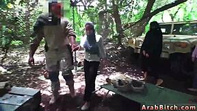 muslim army guy fucks petite white teen outdoors