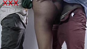 African Student Pussy Fucked by Village Teacher in Hardcore 4K