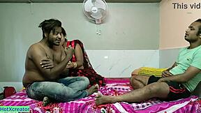 Desi wife feels pleasure in threesome with ex husband.