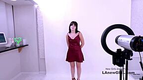 Shy Teen Brunette Screwed in Modeling Audition