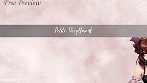 slut in lingerie and heels delivers a massive oral creampie