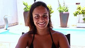 Bold Interview with Maya Pimentinha Featuring POV Big Cock Anal and Riding