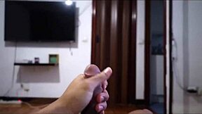 Hot Cowgirl in Tight Jeans Takes Out My Sperm and Sensually Shakes Her Butt