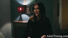 Ex-girlfriend crashes in to bang us both! 😱