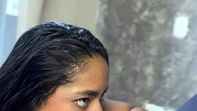 Amateur Latina Couple's Intense Sucking and Licking Session!