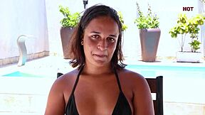 Bold Interview with Maya Pimentinha Featuring POV Big Cock Anal and Riding