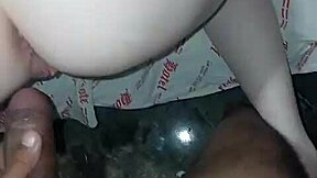 Latina moans on big black cock