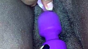 creamy ebony wife cums hard