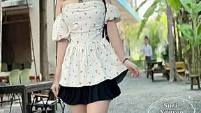 hot vietnamese teen gf gets creampied in steamy clip