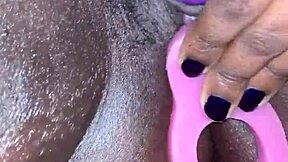creamy ebony wife cums hard