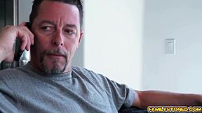 Sophie, suck your stepdad's huge cock now?