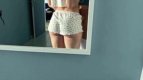 wrong door, friendly neighbor invites me in for rough fuck ending with cum on face 😈