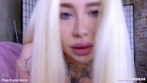 handjob from pervert step sister cum on big tits 😈